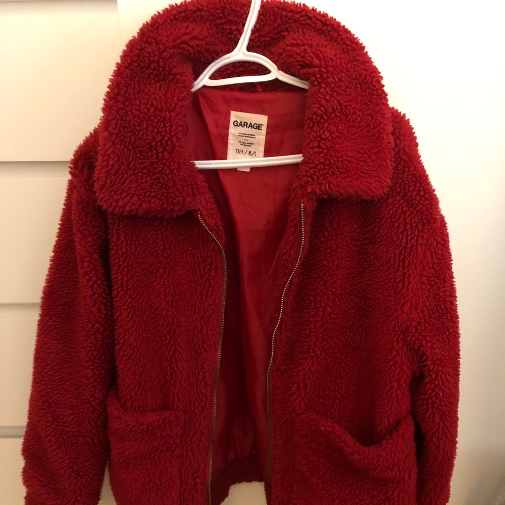 Red Garage Sherpa jacket